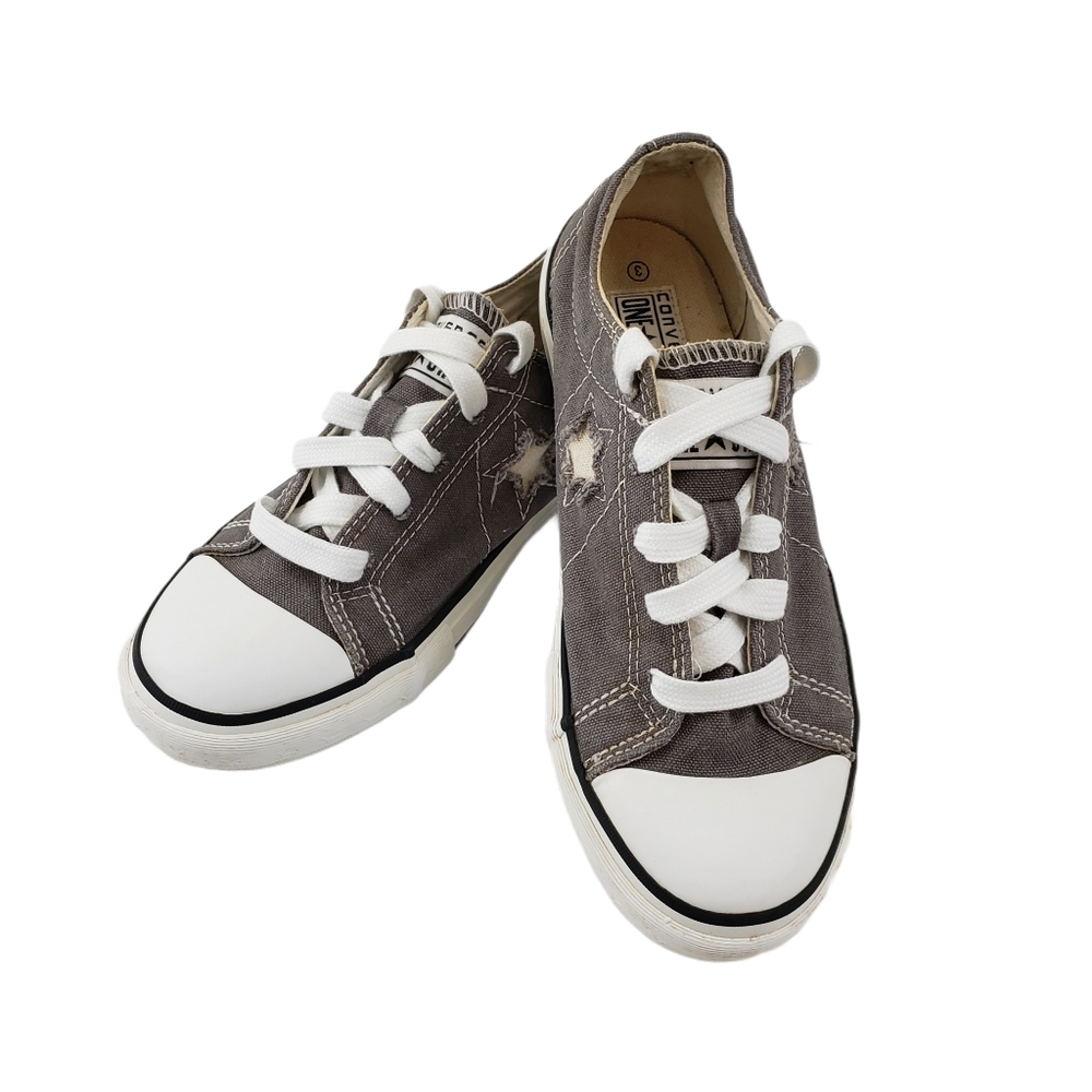 CONVERSE ONE STAR LOW TOP SNEAKERS CANVAS